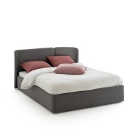 Кровать С ящиком для хранения с подъемным основанием Molona 160 x 200 см серый LA REDOUTE INTERIEURS  фото, kupilegko.ru